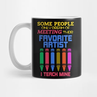 Teacher, My favorite artist Mug